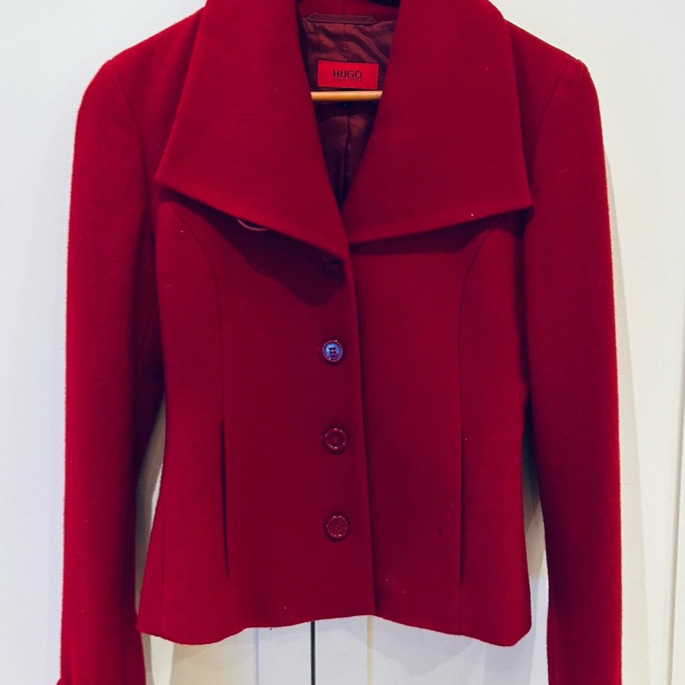 HUGO Red Wool Blazer